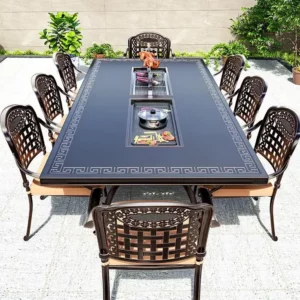 Outdoor table and chair
