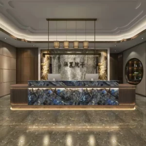 Custom-made high-end reception desks
